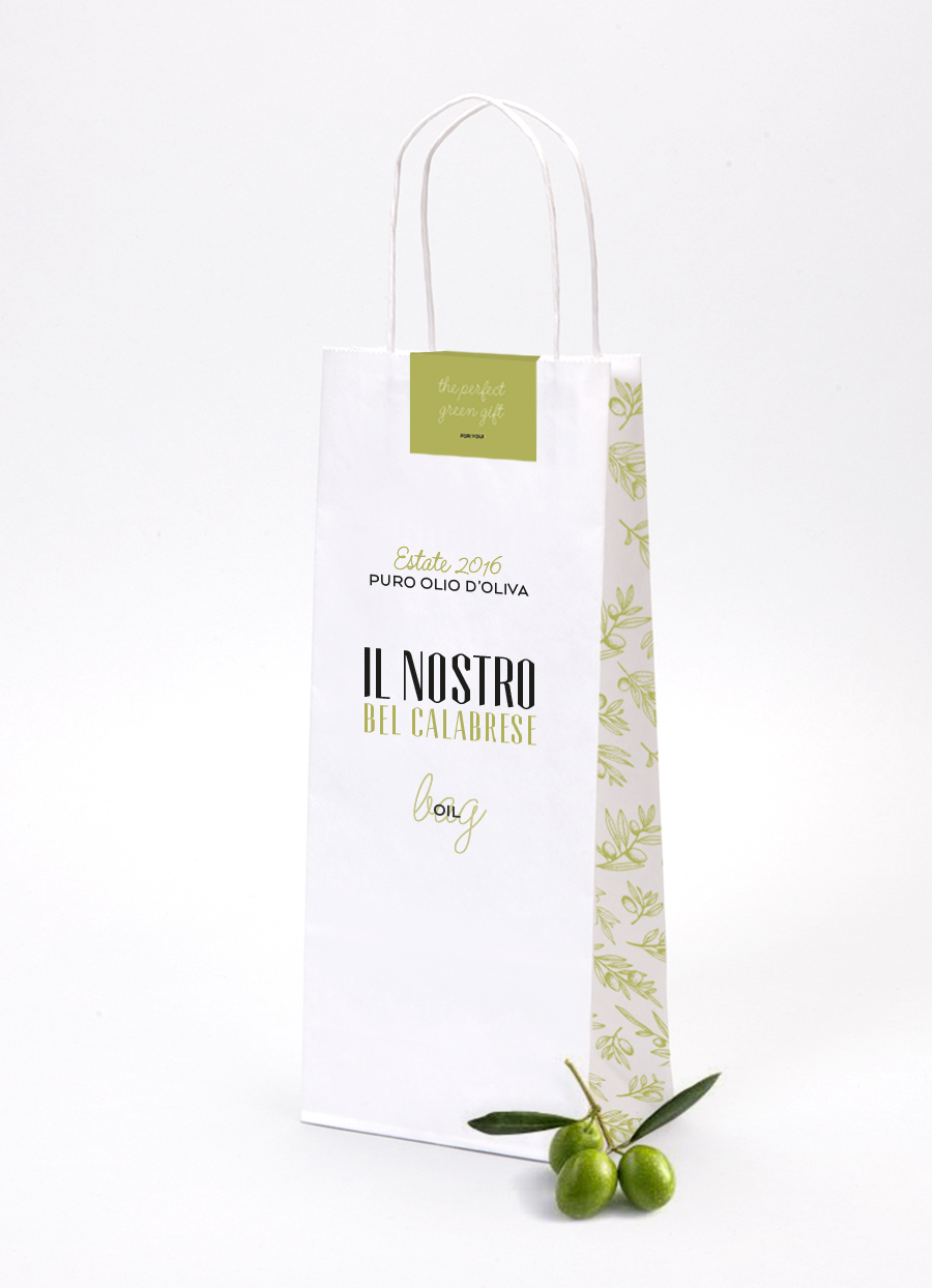 olive oil packaging bag gift