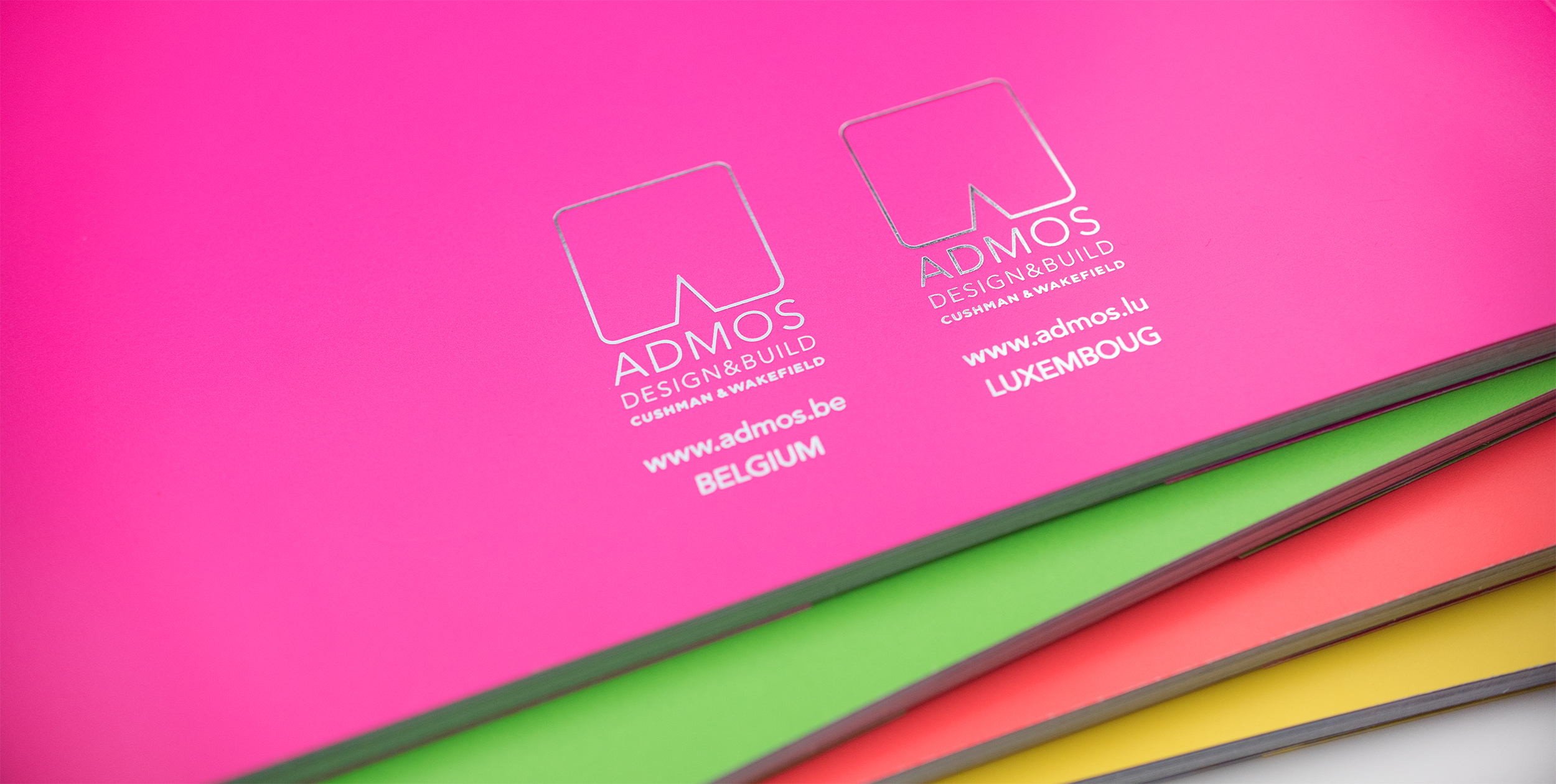 Admos Client borchure colorful