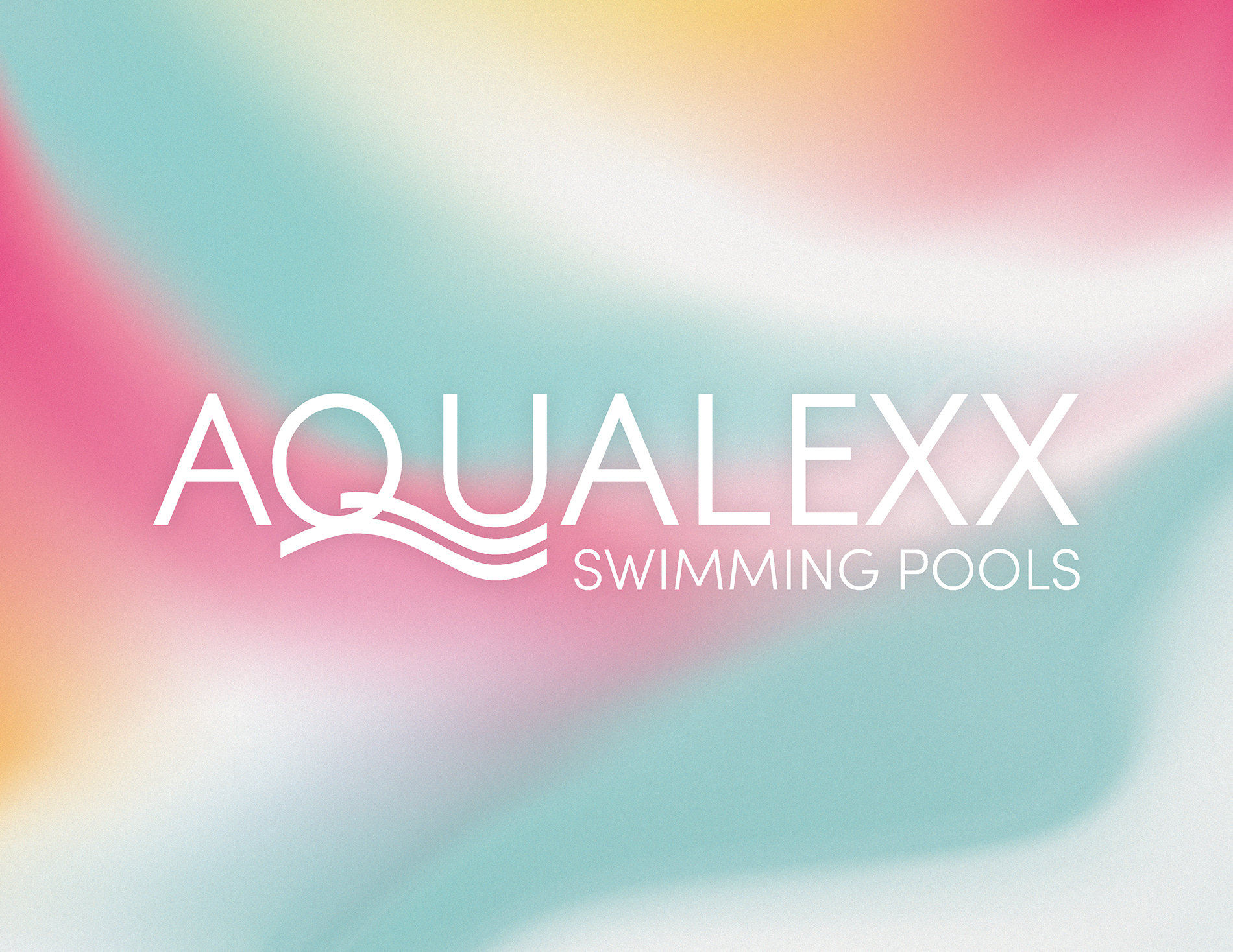 Aqualexx identity swimming pool design brand guideline oliviaddesign