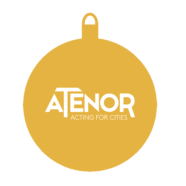 Atenor new year 2019, scratching card, logo